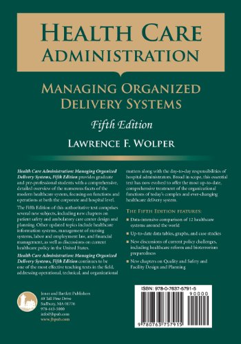 Health Care Administration: Managing Organized Delivery Systems, 5th Edition