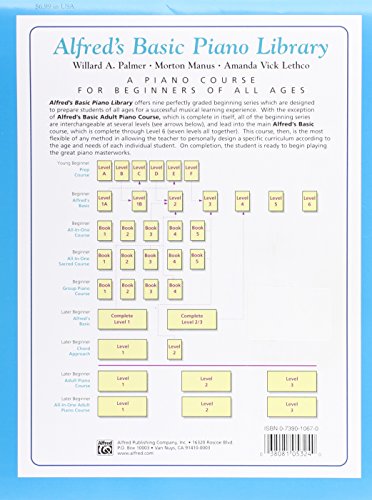 Alfred's Basic Piano Prep Course Notespeller, Bk B (Alfred's Basic Piano Library)