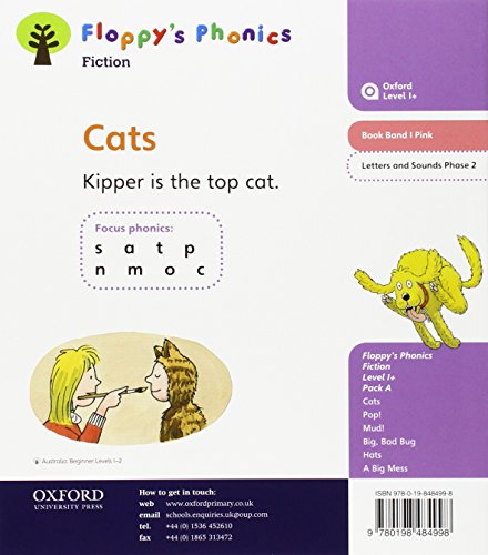 Oxford Reading Tree: Level 1+: Floppy's Phonics Fiction: Pack of 6 (Oxford Reading Tree)