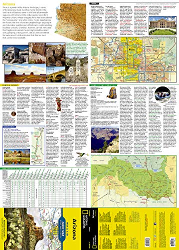 Arizona (National Geographic Guide Map)