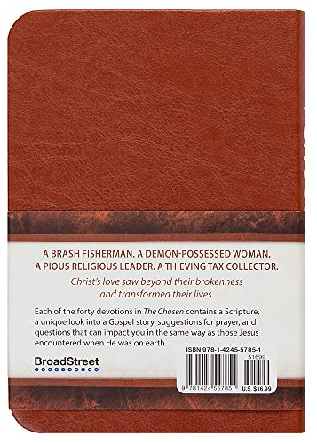 The Chosen: 40 Days with Jesus (Imitation Leather) – Impactful and Inspirational Devotional – Perfect Gift for Confirmation, Holidays, and More