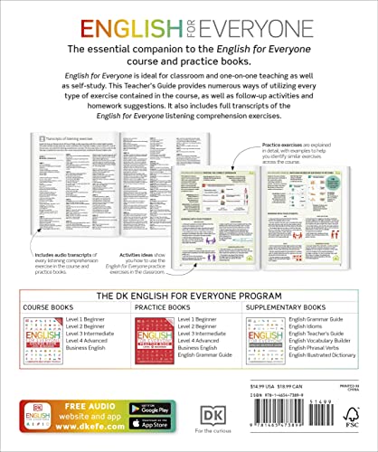 English for Everyone: Teacher's Guide: ESL Teaching Materials and Lesson Plans for English Language Learners