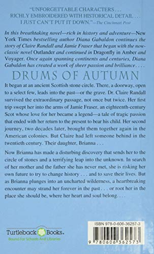 Drums Of Autumn (Turtleback School & Library Binding Edition)