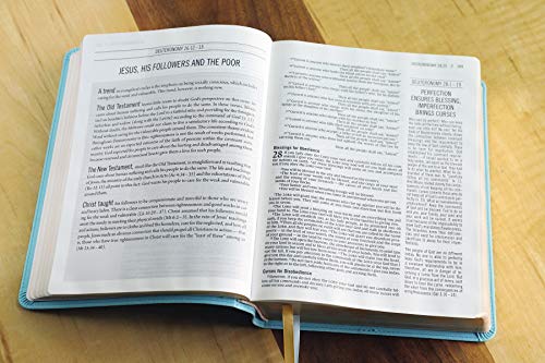 The Jesus Bible, NIV Edition, Leathersoft, Blue, Comfort Print