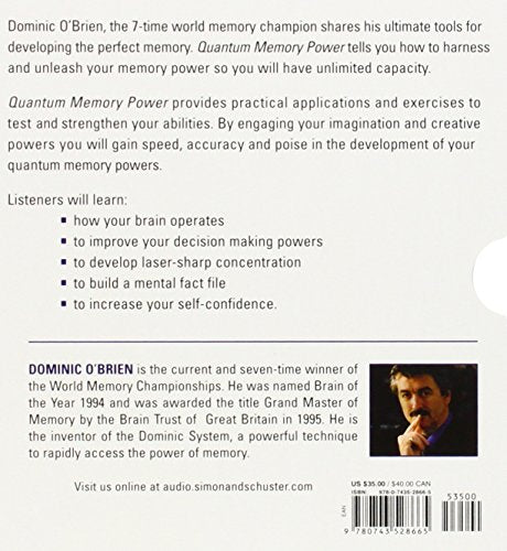 Quantum Memory Power: Learn to Improve Your Memory with the World Memory Champion!