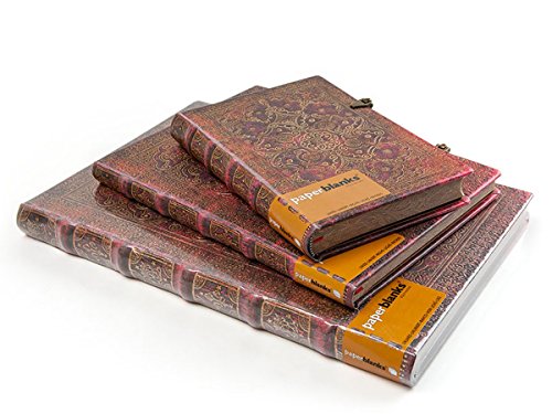 Paperblanks | Carmine | Equinoxe | Hardcover | Midi | Lined | Clasp Closure | 240 Pg | 120 GSM