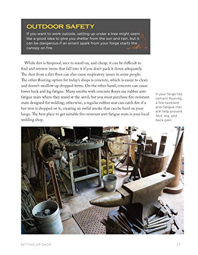 The Home Blacksmith: Tools, Techniques, and 40 Practical Projects for the Home Blacksmith (CompanionHouse Books) Beginner's Guide; Step-by-Step Directions & Over 500 Photos to Help You Start Smithing