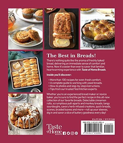 Taste of Home Breads: 100 Oven-fresh loaves, rolls, biscuits and more (TOH Mini Binder)