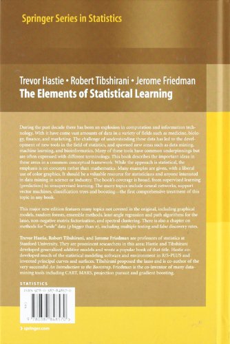 The Elements of Statistical Learning: Data Mining, Inference, and Prediction, Second Edition (Springer Series in Statistics)