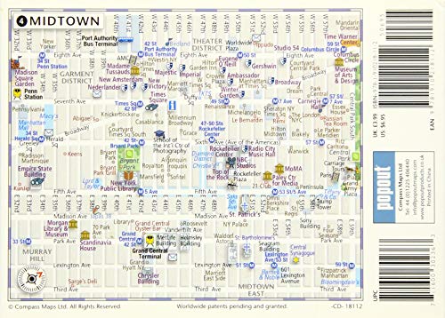 New York PopOut Map (PopOut Maps)