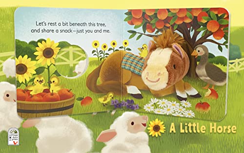 A Little Horse Finger Puppet Board Book for Little Pony & Farm Lovers, Ages 1-4 (Finger Puppet Book)