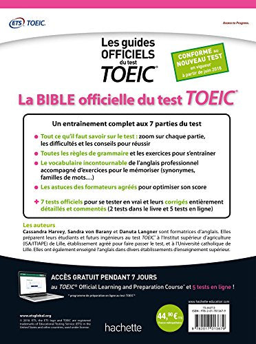 La Bible officielle du TOEIC® (conforme au nouveau test TOEIC)