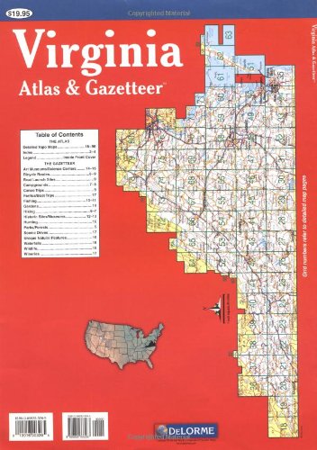 Virginia Atlas & Gazetteer (Delorme Atlas & Gazetteer)