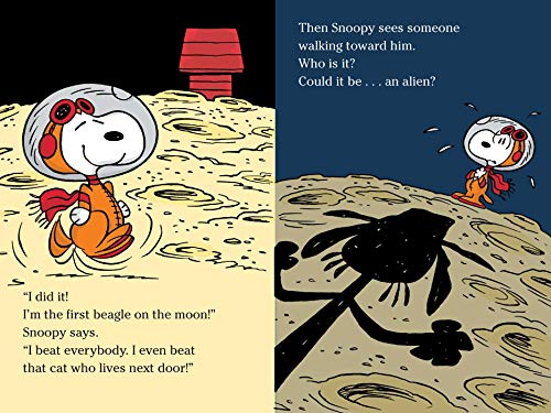 Snoopy, First Beagle on the Moon!: Ready-to-Read Level 2 (Peanuts)