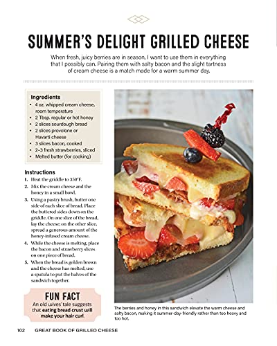 Great Book of Grilled Cheese: 100+ Recipes for the Ultimate Comfort Food, Soups, Salads, and Sides (Fox Chapel Publishing) Cookbook - Delicious Sandwiches, Toasties, and More with Simple Ingredients