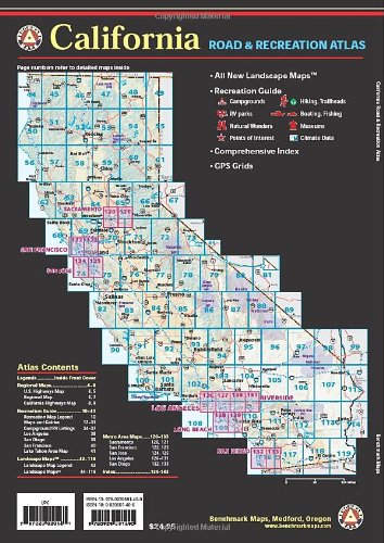 Benchmark California Road & Recreation Atlas