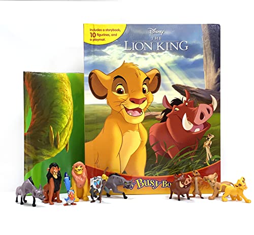 Phidal - Disney Lion King My Busy Books - 10 Figurines and a Playmat