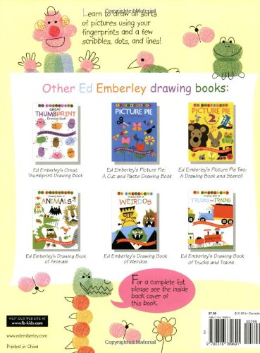 Ed Emberley's Fingerprint Drawing Book (Ed Emberley's Drawing Book Of...)