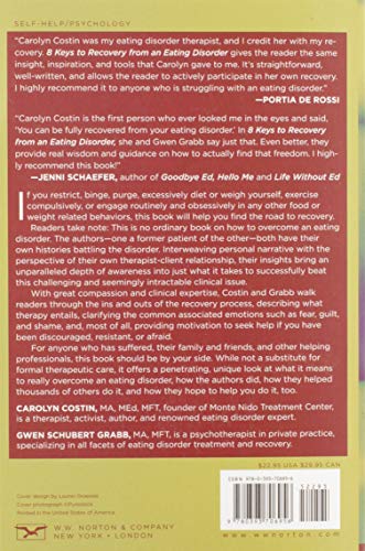 8 Keys to Recovery from an Eating Disorder: Effective Strategies from Therapeutic Practice and Personal Experience (8 Keys to Mental Health)