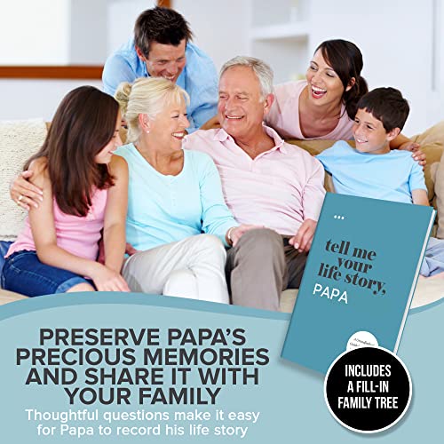 Tell Me Your Life Story, Papa: A Grandfather’s Guided Journal and Memory Keepsake Book (Tell Me Your Life Story® Series Books)