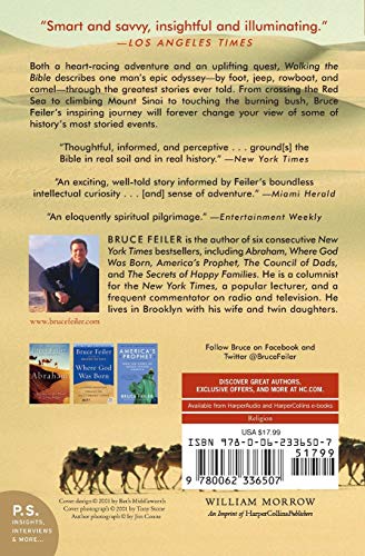 Walking the Bible: A Journey by Land Through the Five Books of Moses