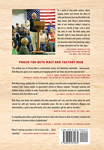 Factory Man: How One Furniture Maker Battled Offshoring, Stayed Local - and Helped Save an American Town