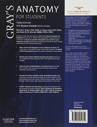 Gray's Anatomy for Students: With Student Consult Online Access