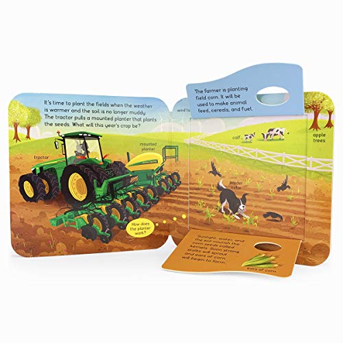 John Deere Kids Peek-a-Flap Dirt - Lift-a-Flap Board Book for Little Farmers and Tractor Lovers