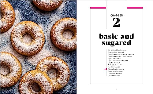 The Easy Baked Donut Cookbook: 60 Sweet and Savory Recipes for Your Oven and Mini Donut Maker