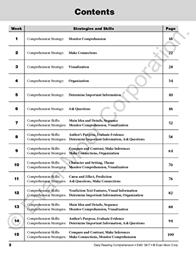 Evan-Moor Daily Reading Comprehension, Grade 7 - Homeschooling & Classroom Resource Workbook, Reproducible Worksheets, Teaching Edition, Fiction and Nonfiction, Lesson Plans, Test Prep