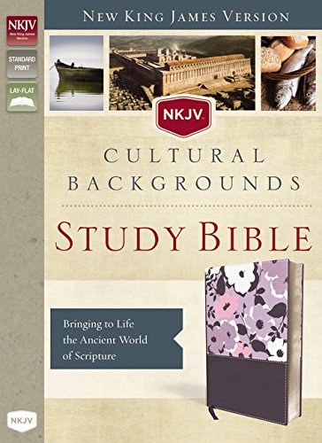 NKJV, Cultural Backgrounds Study Bible, Leathersoft, Purple, Indexed, Red Letter Edition: Bringing to Life the Ancient World of Scripture