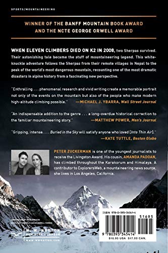 Buried in the Sky: The Extraordinary Story of the Sherpa Climbers on K2's Deadliest Day