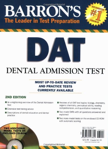 Barron's DAT: Dental Admissions Test