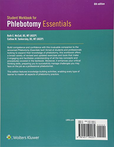 Student Workbook for Phlebotomy Essentials