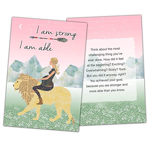 Mama Natural Pregnancy Affirmation Cards - 50 Beautiful Mama Natural Cards to Inspire & Empower You Along Your Pregnancy Journey | Affirmation Cards for Women, Gifts for New Mom