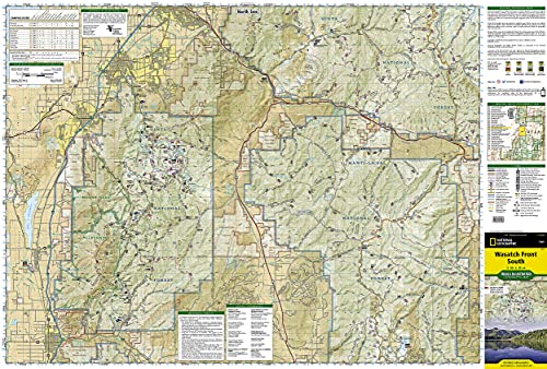 Wasatch Front South Map (National Geographic Trails Illustrated Map, 701)