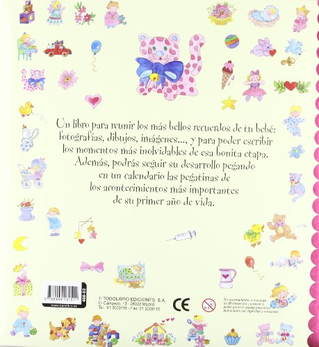 Álbum del bebé [Cubierta rosada] (Fotos y recuerdos) (Spanish Edition)