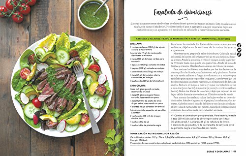 Dieta cetogénica, recetas de 30 minutos (o menos): 100 recetas de bajo contenido en carbohidratos, fácil de preparar y cocinar en pocos minutos, para ... peso (Nutrición y salud) (Spanish Edition)