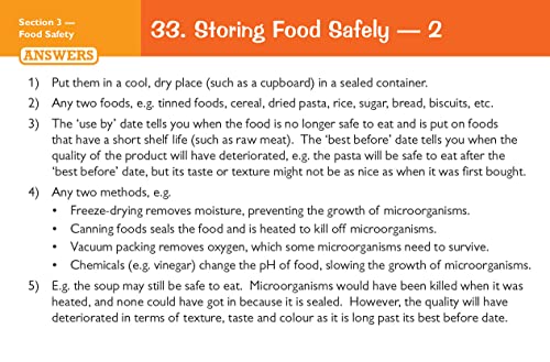 New Grade 9-1 GCSE Food Preparation & Nutrition AQA Revision Question Cards: perfect for catch-up and the 2022 and 2023 exams (CGP GCSE Food 9-1 Revision)