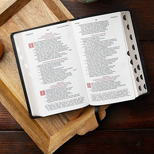 KJV, Personal Size Reference Bible, Sovereign Collection, Leathersoft, Purple, Red Letter, Thumb Indexed, Comfort Print: Holy Bible, King James Version