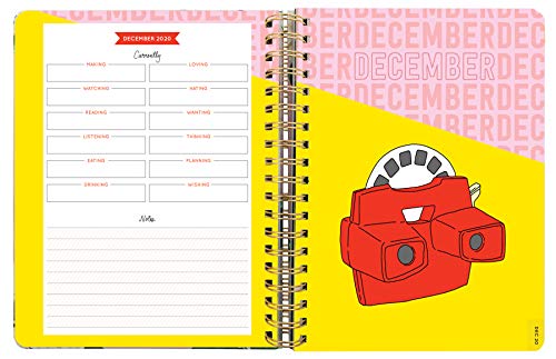 Stay Golden 17-Month Large Planner with 1000+ Stickers 2019-2020 (Pipsticks+Workman)