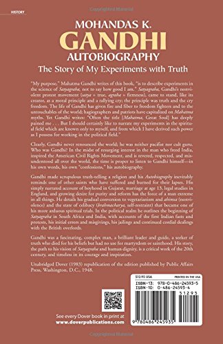 Mohandas K. Gandhi, Autobiography: The Story of My Experiments with Truth