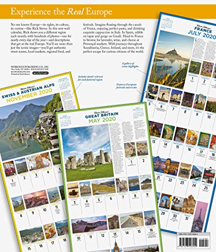 Rick Steves' Europe Picture-A-Day Wall Calendar 2020