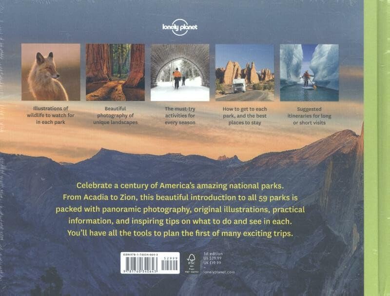 National Parks of America: Experience America's 59 National Parks (Lonely Planet)