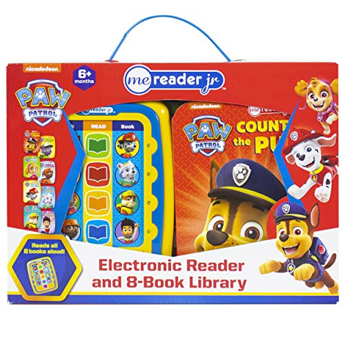 Nickelodeon - PAW Patrol Electronic Me Reader Jr. and 8 Sound Book Library - PI Kids