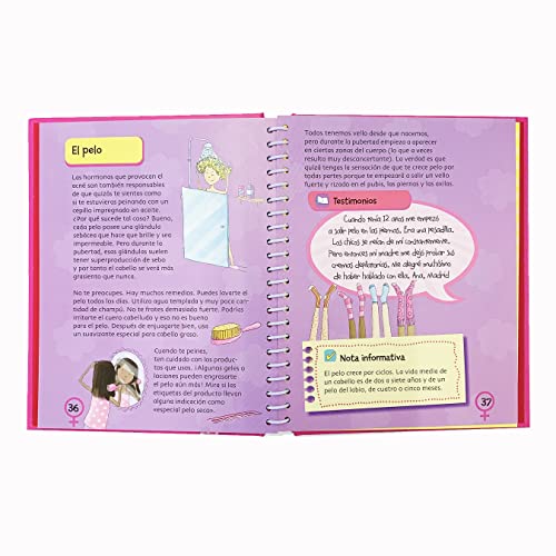 Solo Para Chicas (Just For Girls) ¿Qué me está pasando? Mi pubertad (A Book About Growing Up) Spanish Edition; de 8 a 14 años, Ages 8-14