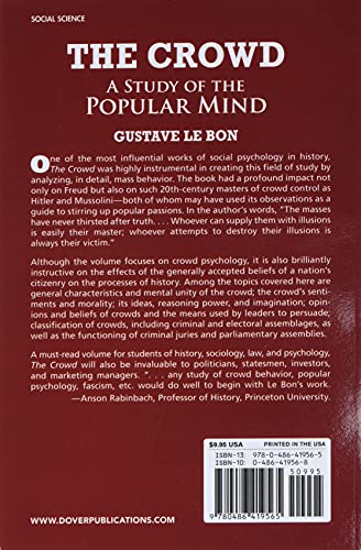 The Crowd: A Study of the Popular Mind