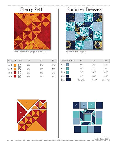 Quilt Block Genius, Expanded Second Edition: Over 300 Pieced Quilt Blocks to Make 1001 Blocks with No Math Charts (Landauer) Mini Quilts, Settings, Sampler Patterns, & Tips to Create Your Own Block