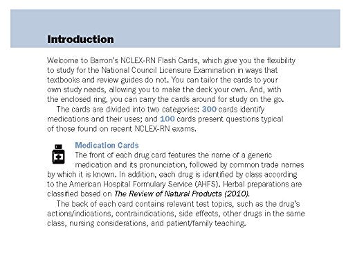 Barron's NCLEX-RN Flash Cards, 2nd Edition