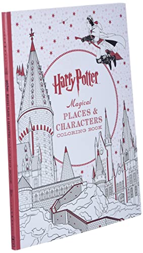 Harry Potter Magical Places & Characters Coloring Book: Official Coloring Book, the